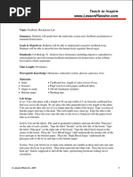 Feedback Mechanism Lab