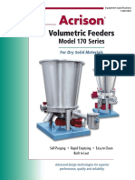 Volumetric Feeders: Acrison