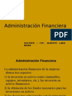 Power Point de Administración Financiera