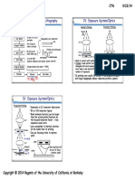 Typical Procedure For Lithography IV. Exposure System/Optics