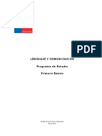 Programa de Estudio 1° Básico LENGUAJE PDF