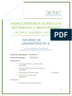 Hidrocarburos Alifáticos Saturados e Insaturados