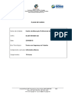 Plano de Curso - Informática Básica - Pronatec