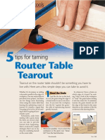 Woodsmith 184 Avoiding Router Table Tearout