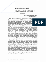 Le Moyen Age Et Le Naturalisme Antique - Étienne Gilson