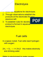 Electrolysis Powerpoint