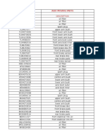 Part Number Description: Audi Moving Parts