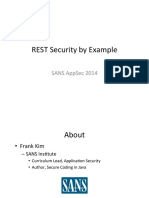 Rest Security by Example Frank Kim