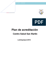 Plan de Acreditación Centro de Salud 