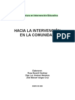 06 Hacia La Intervencion en La Comunidad