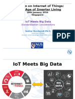 Itu Forum On Internet of Things: New Age of Smarter Living: Iot Meets Big Data