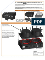 Installation and Mounting Manual For EK-XTOP Dual D5 (Incl. 2x Pump)