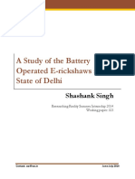 323 Study of The Battery Operated Erickshaws in The State of Delhi Shashank Singh