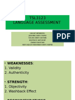 TSL3123 Language Assessment