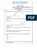 9th Lines & Angles Class - Maths