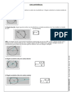 Ângulos e Relações Métricas Na Circunferência 8° Ano