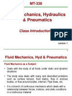 MT338 Chap1 Intro To Fluid Mechanics