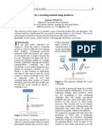 New E-Learning Method Using Databases