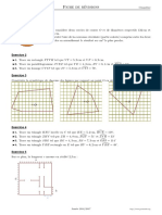 Fiche de Révisions de Géometrie - 5e