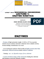 Lecture 1 - Enzyme & Kinetics