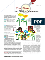 The Plan - Building On Children's Interests PDF