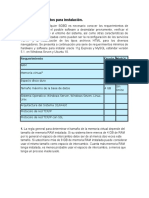 2.1.3 Requerimientos para Instalación y 2.1.4 Instalación Del Software de BD en Modo Transaccional