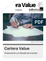 Cartera Value - Carta de Presentación