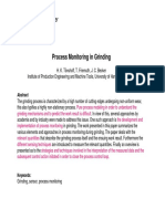 Process Monitoring in Grinding