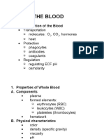 General Function of The Blood