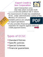 ECGC - Export Credit & Guarantee Corporation: Jayashree RVS IMSR