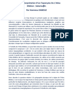 Analyse Et Interprétation D'Un Toponyme de L'Atlas Blidéen Sakamu in