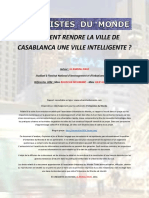 COMMENT RENDRE LA VILLE DE CASABLANCA UNE VILLE INTELLIGENTE ? EL BAKKALI ANAS - Rapport UdM 2016