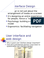 User Interface Design