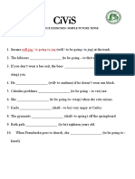 Simple Future Tense Exercises