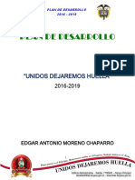 Plan de Desarrollo Municipal 2016 2019