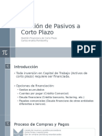 Gestión de Pasivos A Corto Plazo