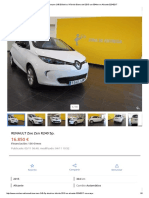 Renault Zoe Zen r240 Eléctrico - Híbrido Blanco Del 2015 Con 304km en Alicante 32340217