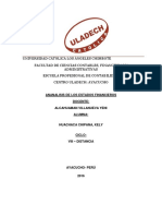 Analisis de Estados Financieros