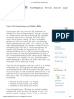 Cisco VIRL Installation On VMWare ESXi