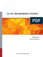 CST MICROWAVE STUDIO - Workflow and Solver Overview