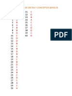 Test Tipos de Dietas y Conceptos Basicos PDF