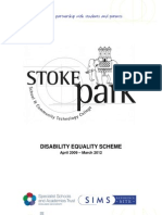 Disability Equality Scheme: April 2009 - March 2012