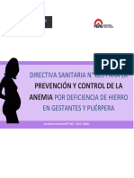 Directiva 069 Supl Hierro P Gestantes y Puerperas Version Amigable