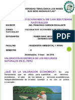 Valoracion Economica de Recursos Naturales