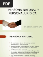 Persona Natural Persona Juridica