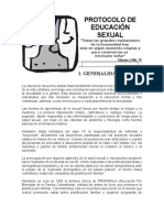 Protocolo de Educación Sexual