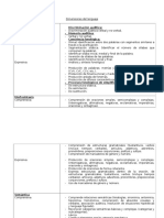 Dimensiones Del Lenguaje