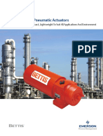 Bettis Cba 300 Series Pneumatic Actuators Us Data