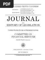 House Hearing, 110TH Congress - J o U R N A L and History of Legislation