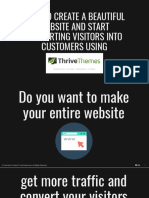 How To Create A Beautiful Website and Start Converting Visitors Into Customers Using Thrive Themes - Kev Chavez - Your Keen & Crisp VP